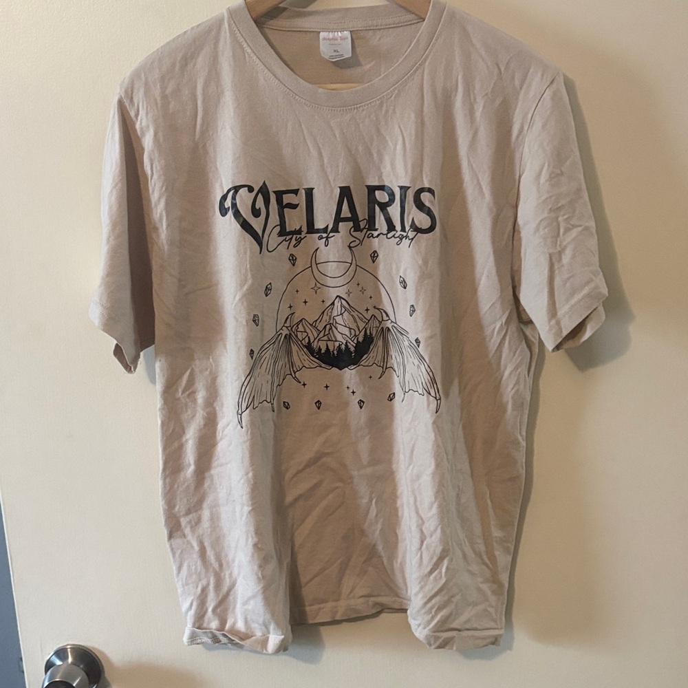 Velaris Beige Graphic T-Shirt